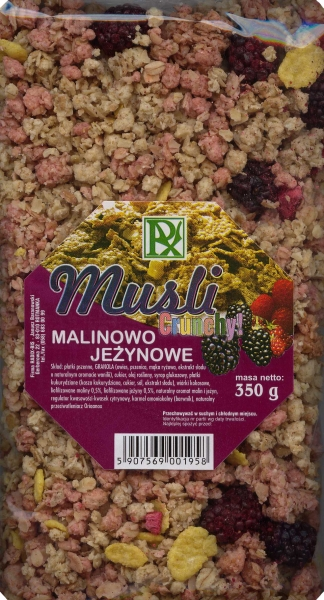 Musli Crunchy Malina-Jeyna 350g